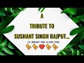 A tribute to sushant singh rajput  mains creation  janamz edits  janamz production