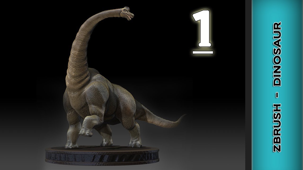 dinosaur zbrush tutorial