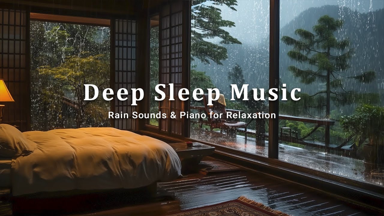 3 Hours Rain Sounds & Relaxing Piano Music - Stress Relief, Insomnia ...