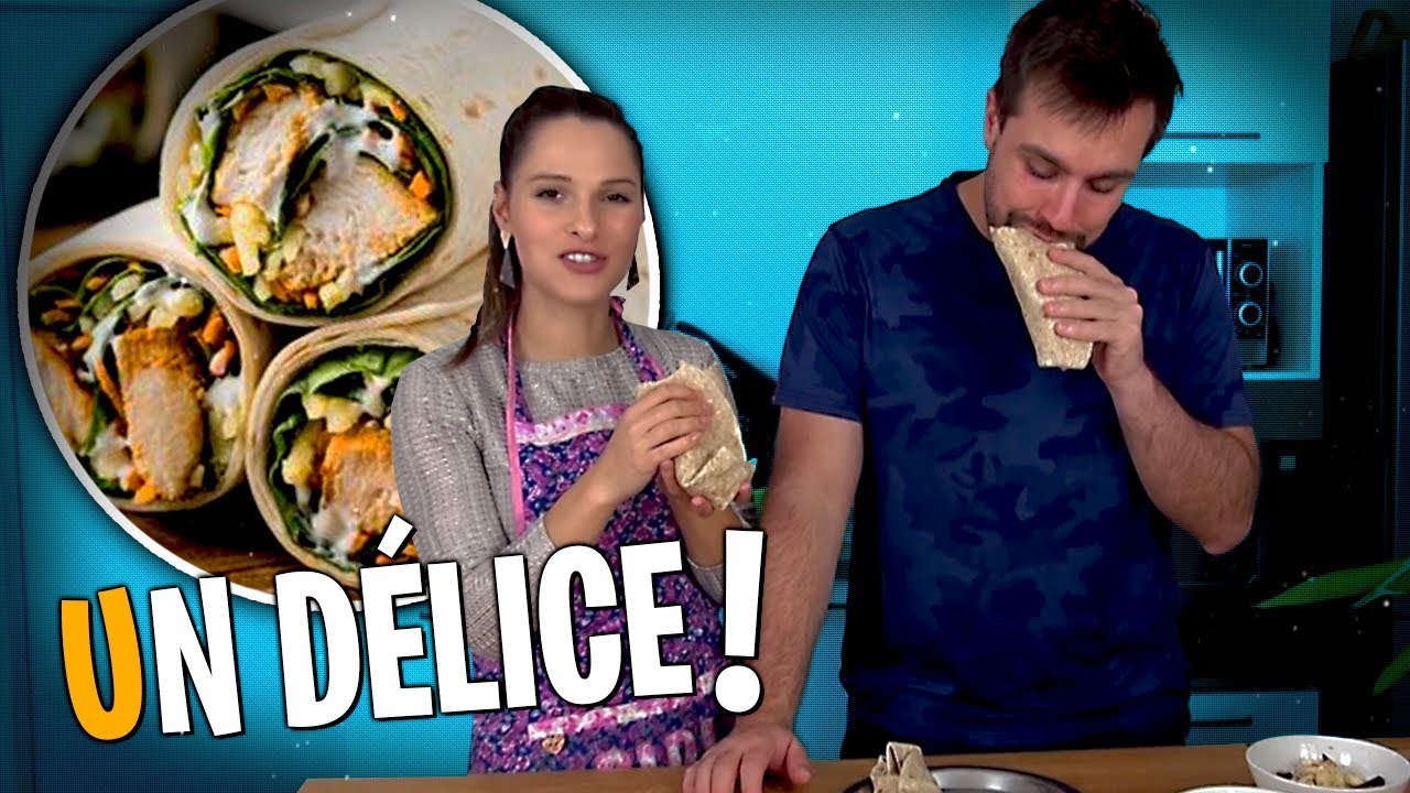 Je fais des Wraps maison pour Valouzz, la meilleure dégustation sur ma chaîne ! 🌯