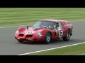 V12 Ferrari Breadvan full throttle qualifying lap of Goodwood