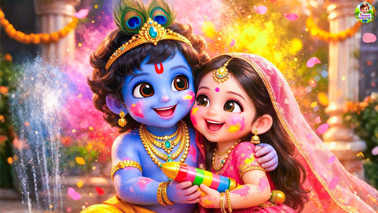 Radhika Gori Se Bhajan | राधिका गोरी से बिरज की छोरी से | Little Krishna Bal Leela #krishna