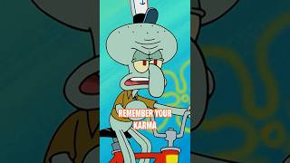 Squidward suffering instant karma #shorts