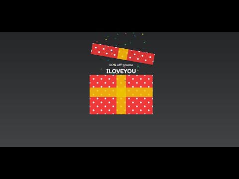 Promo Code Animation for stores developed in HTML & CSS | CODE