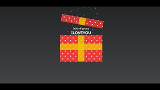 Promo Code Animation for stores developed in HTML & CSS | CODE