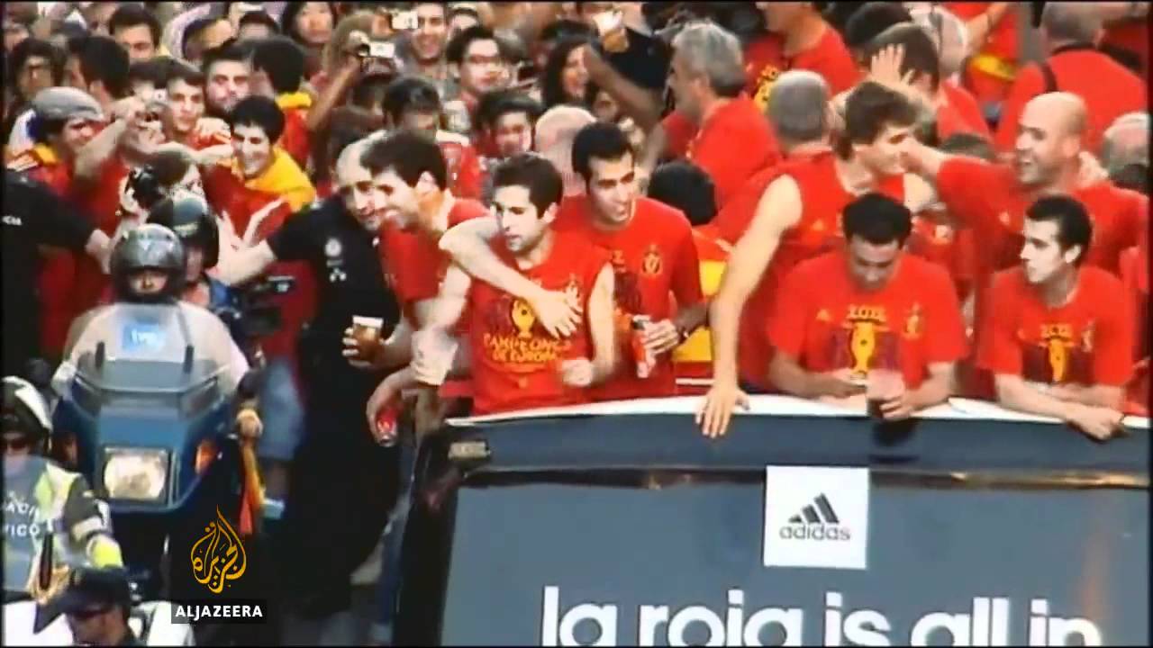 ملك إسبانيا يستقبل أبطال أوروبا - قناة الجزيرة البلقان