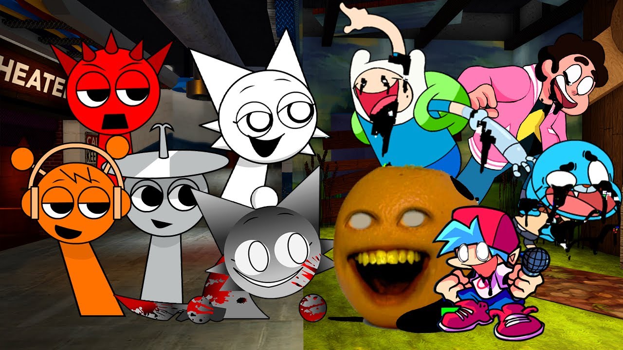 Sprunki VS Pibby🎶 (FNF Friends To Your End but Sprunki & Pibby Characters Sing It)