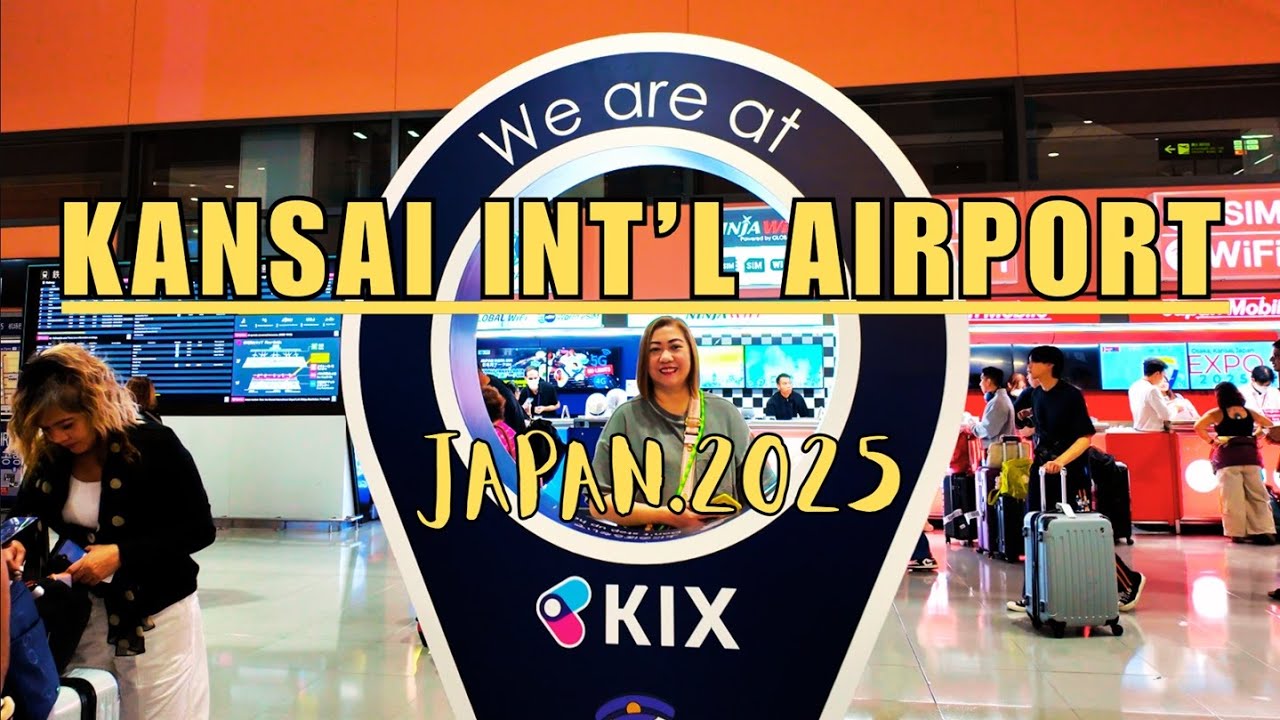 OSAKA KANSAI INT'L. AIRPORT (KIX) ARRIVAL | Tips For First Timer Like Us
