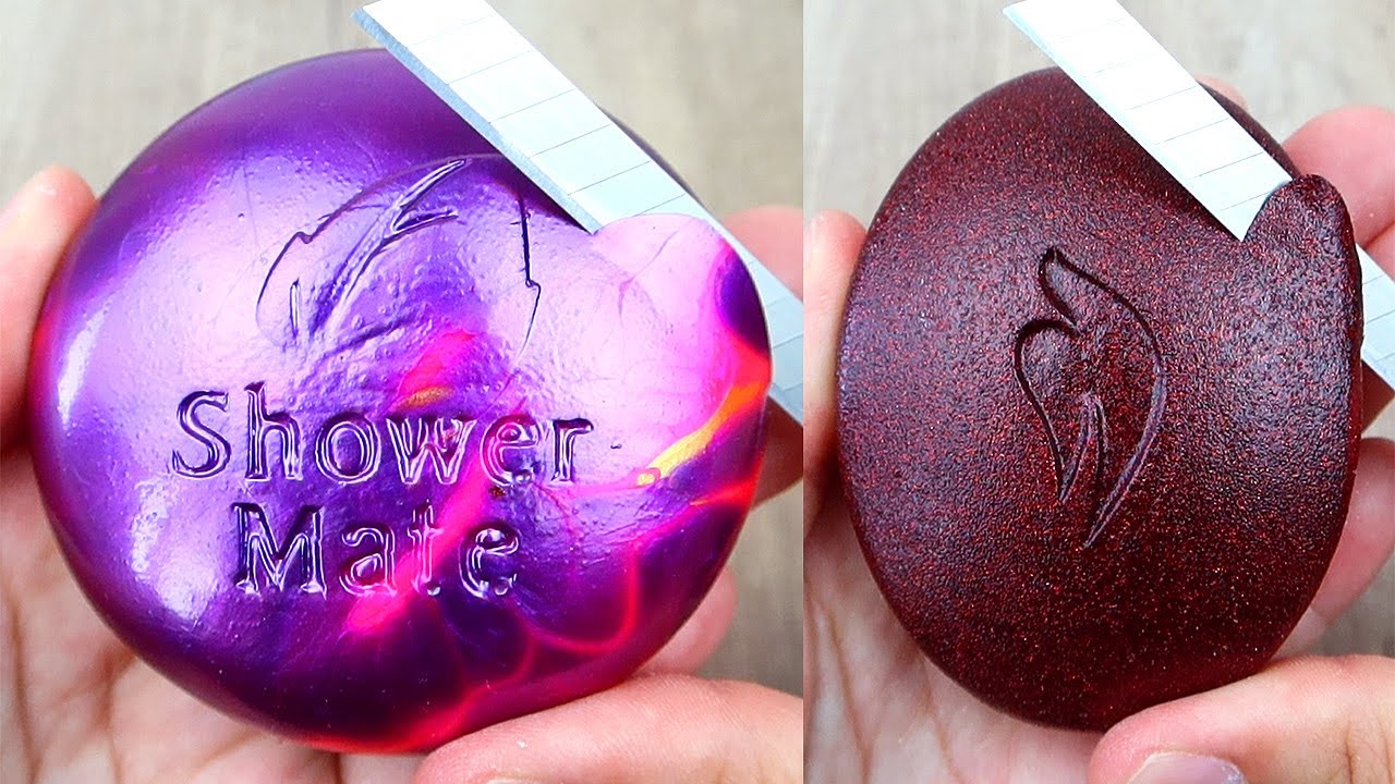 Relaxing Soap Cutting ASMR. Satisfying Soap and lipstick cutting. Corte de jabón - 880