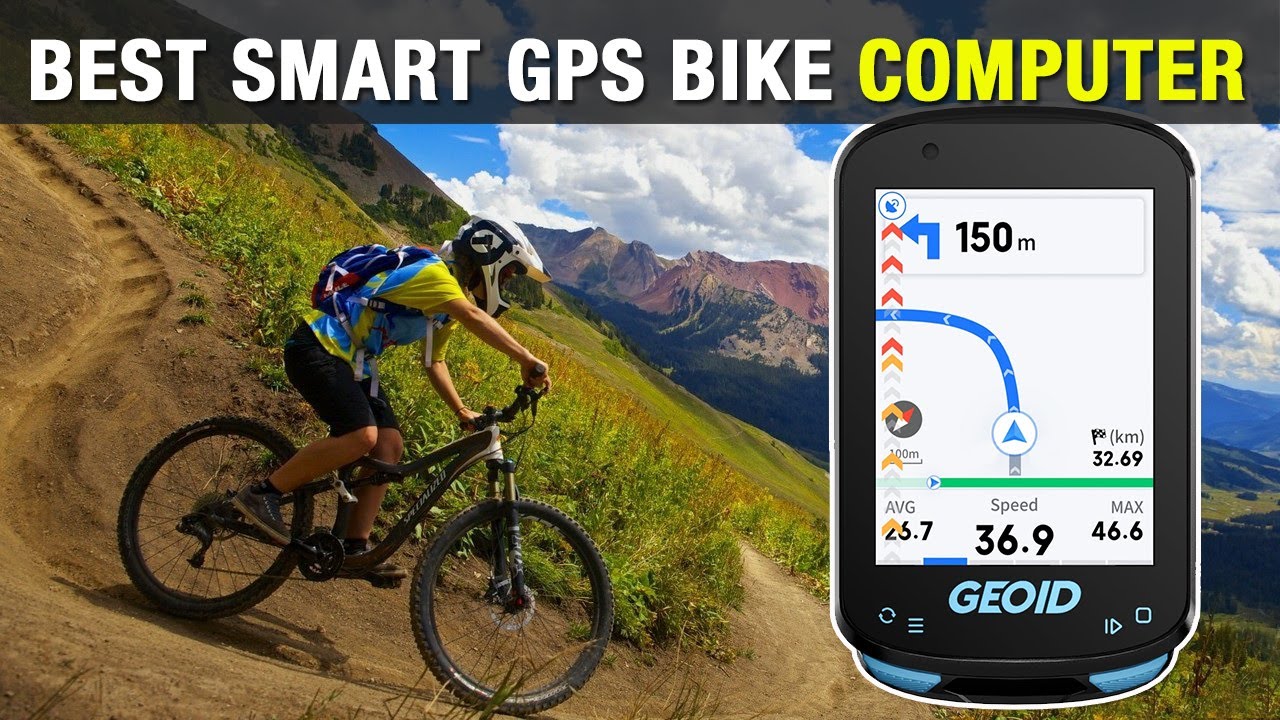 GEOID CC600: smart GPS bicycle computer with color touch screen. 