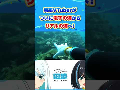 海系VTuber初のスキューバダイビング！  #ナギナミ #VTuber #sanyo #shorts