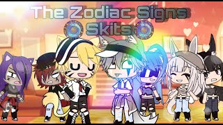 Zodiac Signs II Skits II Gacha Life II ⚠ cuss warning ⚠