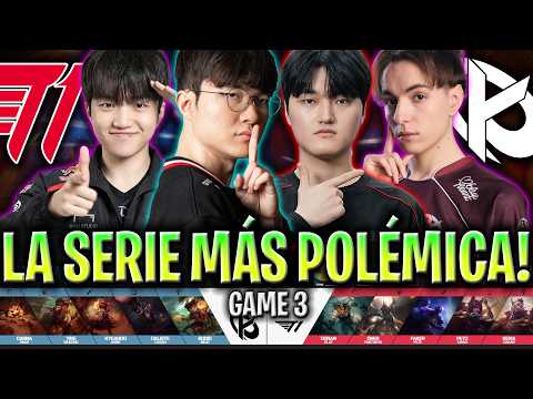FAKER Y T1 SERIE HISTÓRICA! 😱HUBO ROBO?🔥 | T1 vs KC Game 3 SEMIFINAL EWC 2026 en ESPAÑOL