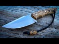 Knife making  hunting knife