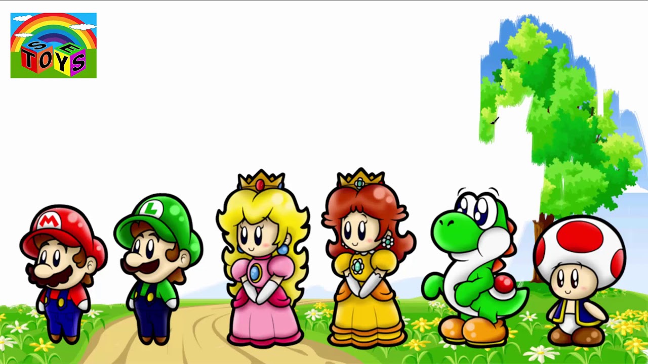 Super Mario and friends coloring book for kids | Setoys