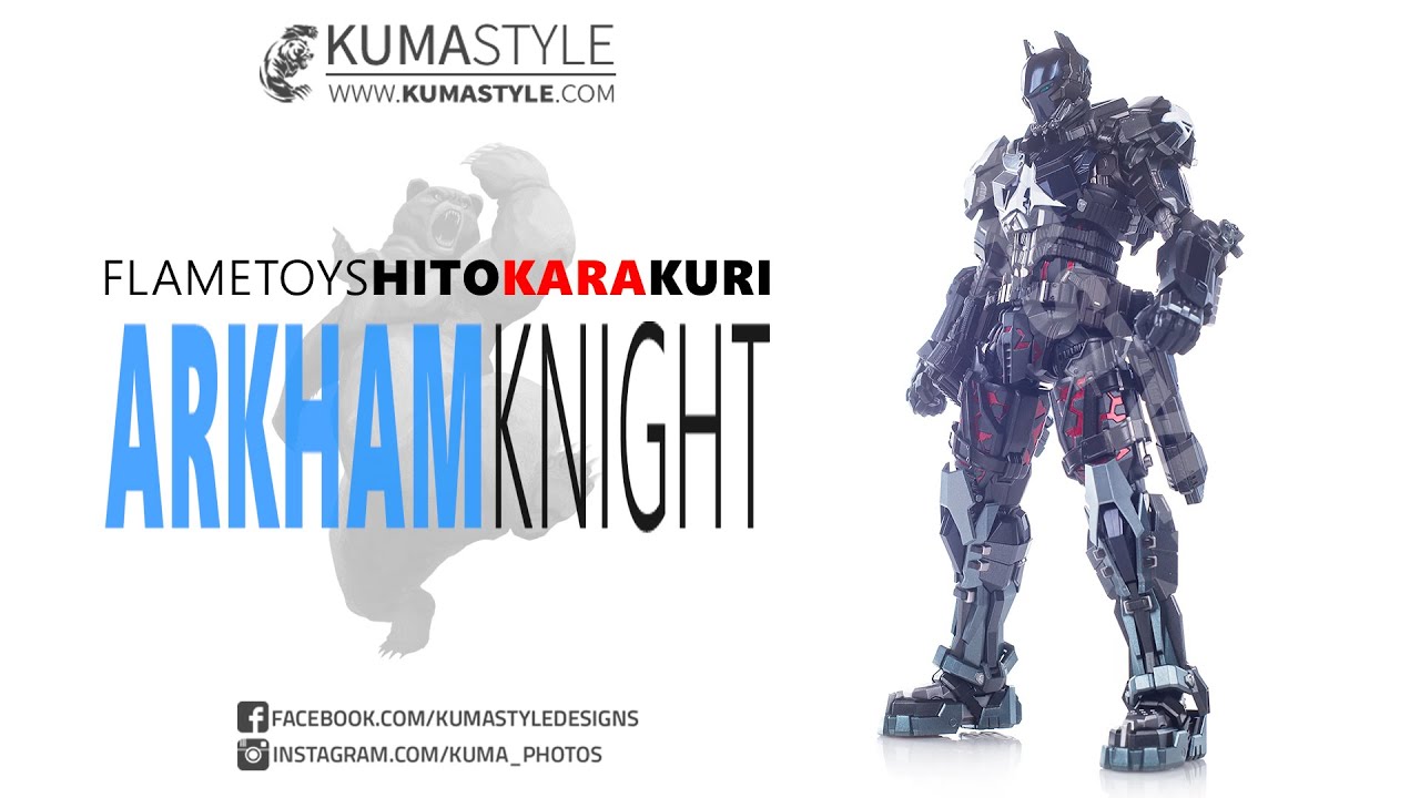 Review: Flame Toys Arkham Knight (Hito Kara Kuri) - YouTube