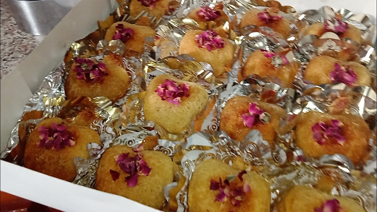 حلوة معسلة بالقطايف شكل جديد  لمناسباتكم وافراحكم