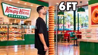 Can I Finish a 6FT Tall Krispy Kreme Donut Tower (17,568 Calories) Guide