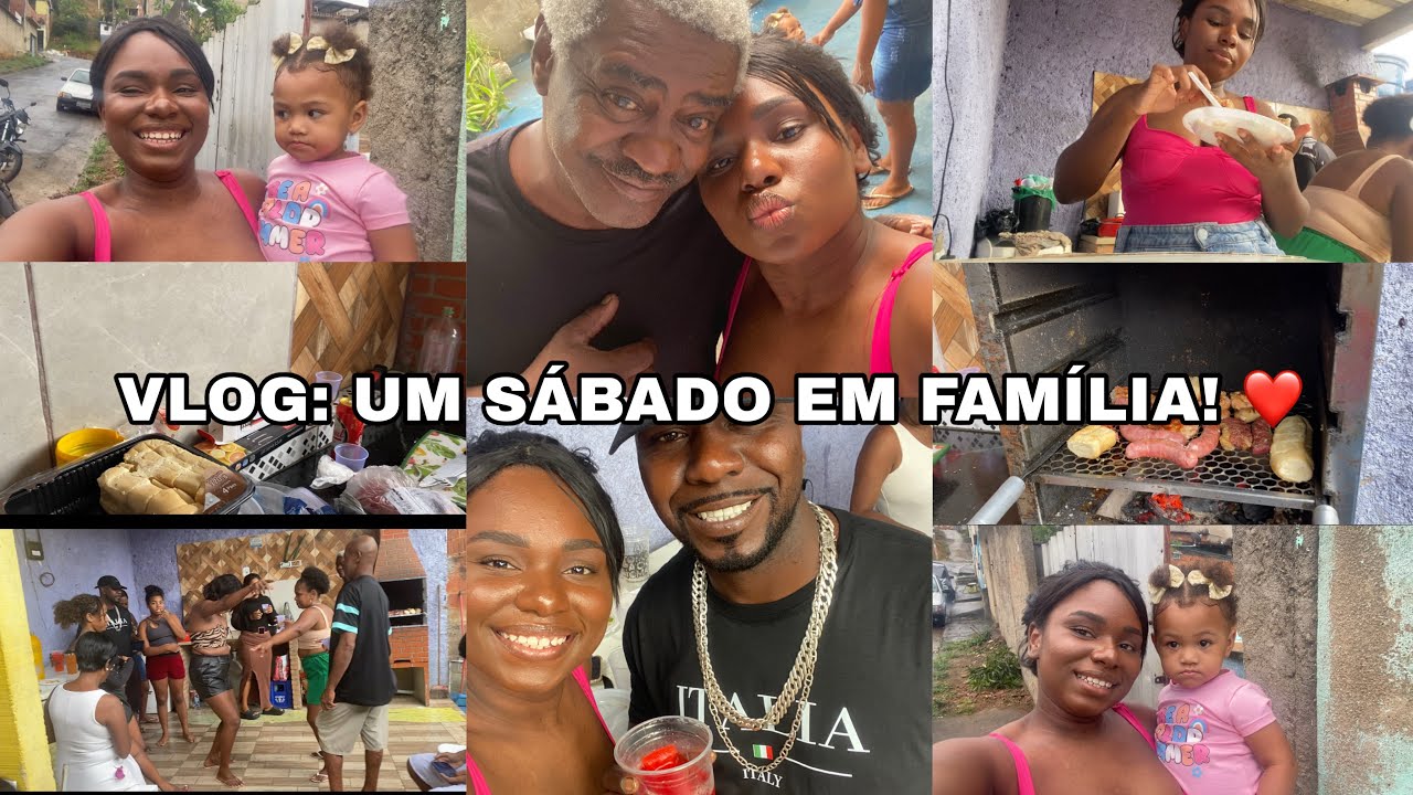VLOG: UM SÁBADO EM FAMÍLIA ❤️ | ANIVERSÁRIO DO MEU TIO! 🥳🥳👏🏾