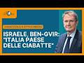 Israele, Ben-Gvir: "Italia paese delle ciabatte" - Caracciolo a Otto e Mezzo