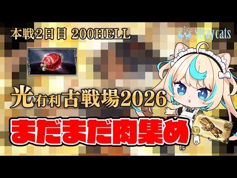 【200HELL】夜一強すぎワロタ│光有利古戦場2026本戦２日目①【グランブルーファンタジー】
