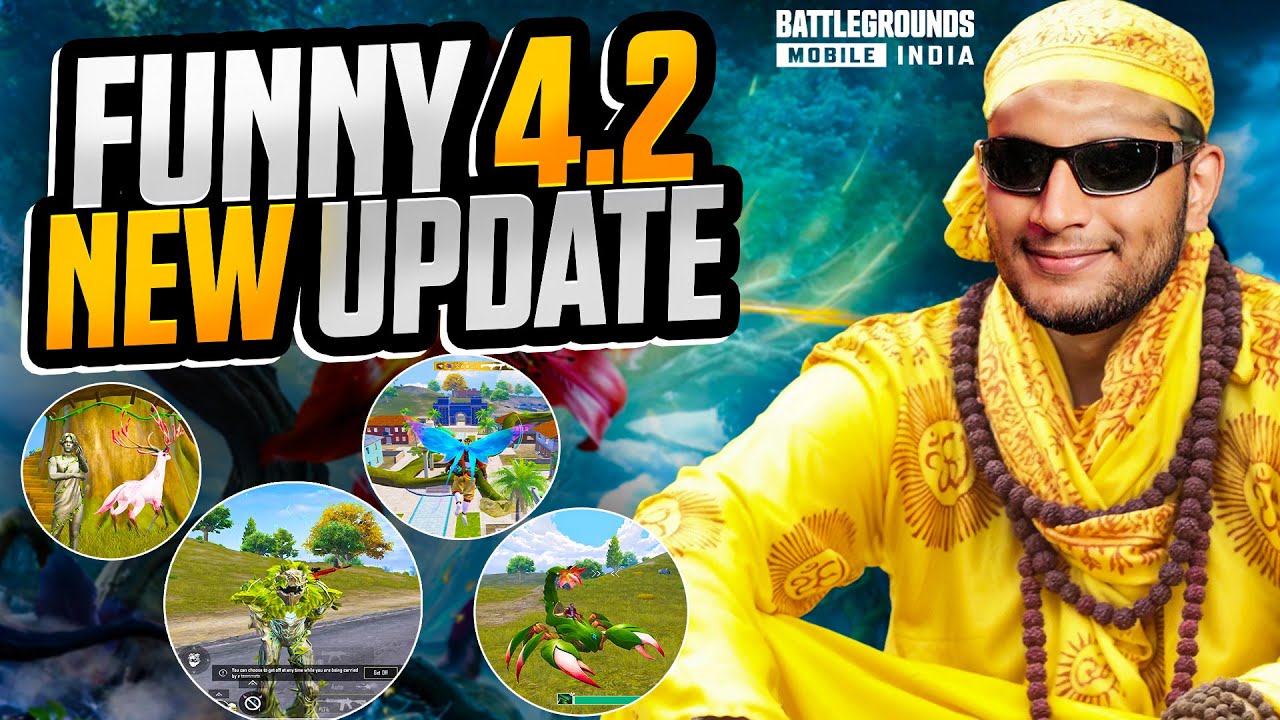 FINALLY BGMI 4.2 NEW UPDATE ! JEVEL FUNNY COMMENTARY 