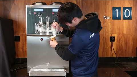 Pasmo soft ice cream machine S121 (Discharging ability)