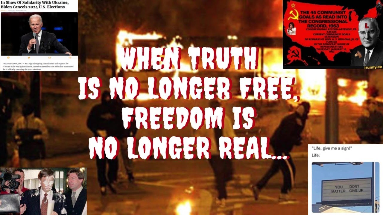 WHEN TRUTH IS NO LONGER FREE FREEDOM IS NO LONGER REAL YouTube when-truth-is-no-longer-free-freedom-is-no-longer-real-youtube