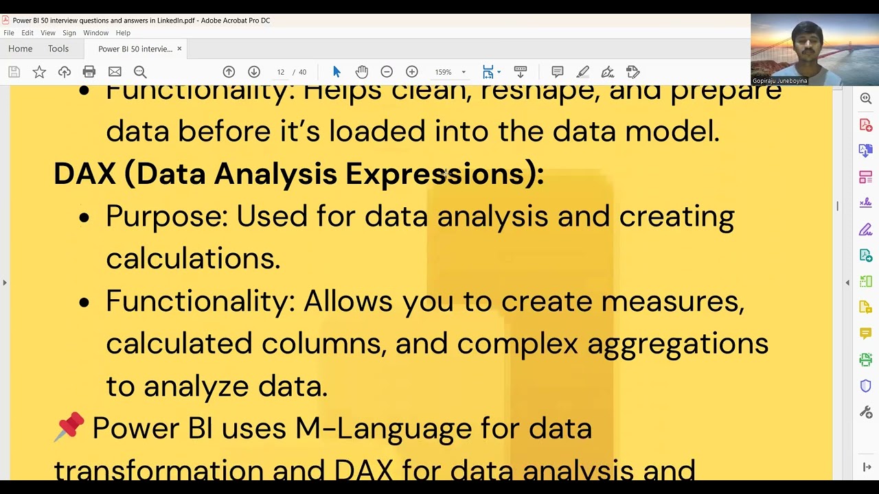 Power BI interview Questions and Answers