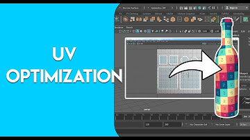 Bottle UV Optimization in MAYA 2018