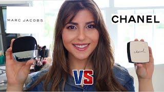 Marc Jacobs Accomplice vs. Chanel Les Beiges   l  First time trying Marc Jacobs makeup