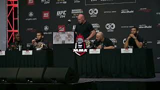 DANA WHITE: Why is everyone SHI**ING on INDIA | Pakistani fans boo after asked about Indian fighters