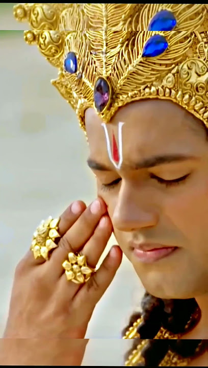 Shri Krishna ji got very angry😡🔥🙏 #krishna #shorts