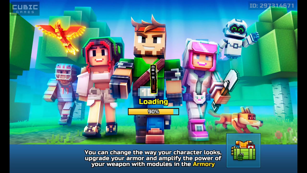 Playing with my new guns in pg3d!