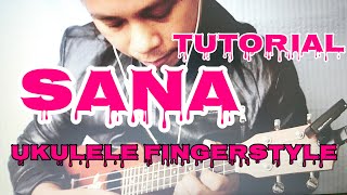 Video thumbnail of "Sana by I Belong to the Zoo - Ukulele Fingerstyle Tutorial(Easy Ukulele Tutorial for Beginners)"