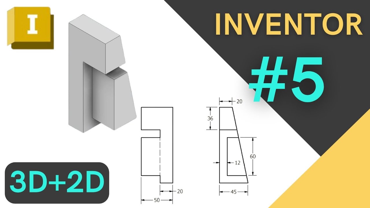 Autodesk Inventor 2023. Practice #5 - YouTube
