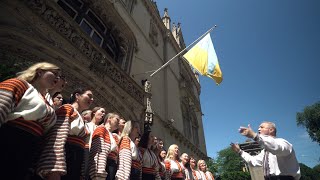 “Peace Joy Love” - Jim Brickman, Haley & Michaels, Mat & Savanna Shaw FT. Ukrainian Chorus Dumka NY by Mat and Savanna Shaw 137,194 views 1 year ago 3 minutes, 54 seconds