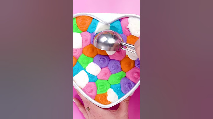 Perfect rainbow ice cream cone for you #shorts #satisfying #icecream #cake