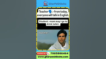 teacher from today on, everyone will talk in English  #parttimejob #funny #hometutors