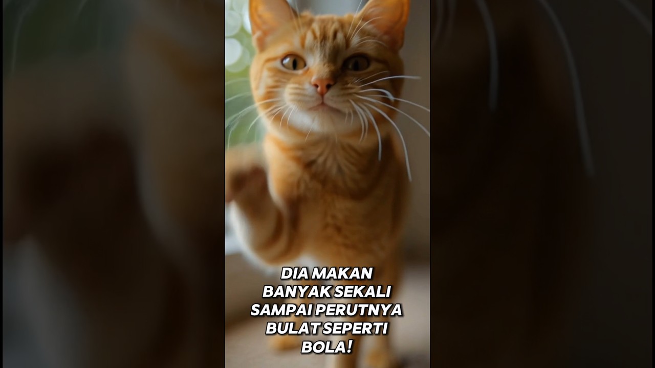 kucing lucu yg pemalas 