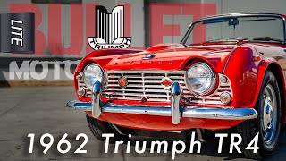 1962 Triumph TR4 | [4K] | REVIEW SERIES | Small and elegant