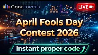Famous 🔴 LIVE – Codeforces April Fools Day Contest 2026 | Funny Problems 😂 | C++ | A. Odd One Out Wealth