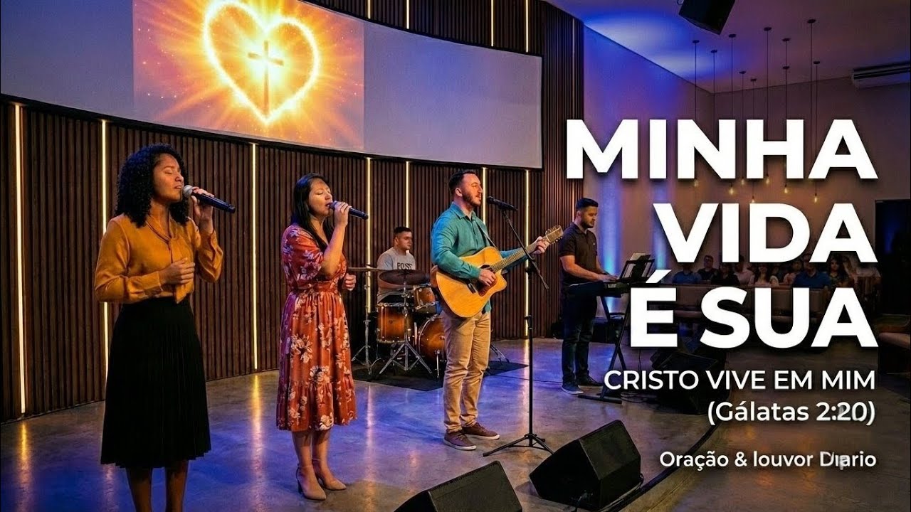 🎵 Minha Vida é Sua ✝️🔥 | Louvor de Entrega | Oração & louvor Diário