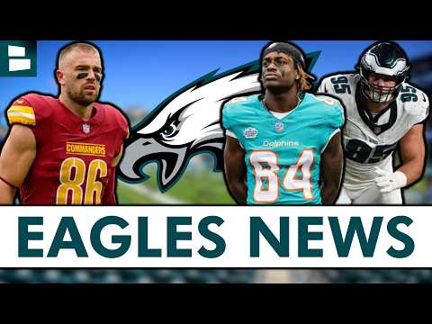 🚨philadelphia Eagles Sign A Wide Receiver + Sign Zach Ertz To Help Stowers? Makai Lemon, Ty Robinson