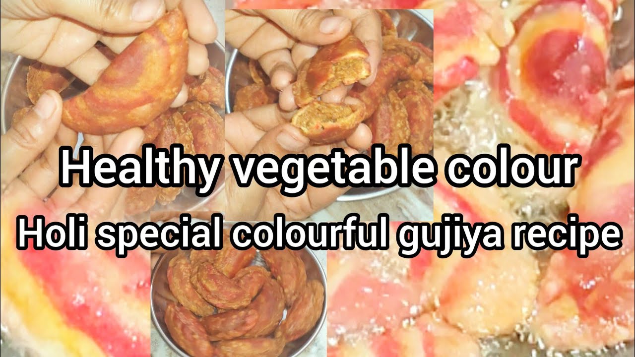 Holi Special Rainbow Crispy Gujiya Recipe With Tips👌😍||New Gujiya Design ||Oishi Cooking