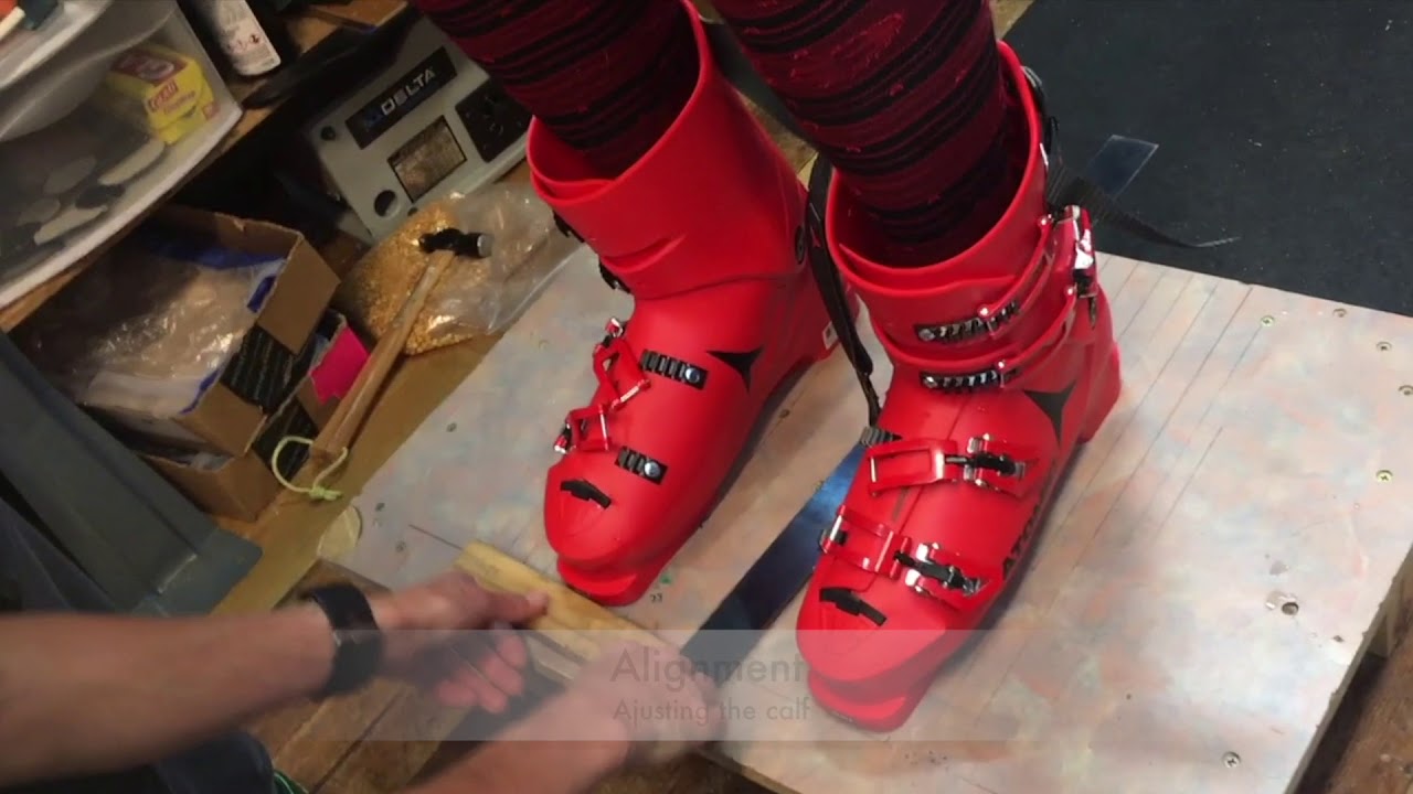 red boot pants