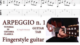 Video thumbnail of "Fingerstyle Guitar - Arpeggio n.1"