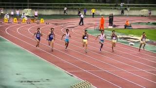 20140705 四大戦 男子100mOP2組 朏島 早川