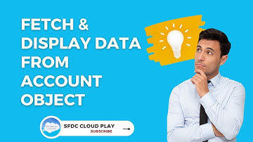 Fetch and display data from account object. # Aura components.
