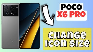 Change icon size POCO X6 Pro || How to change icon size || ICOn styling options